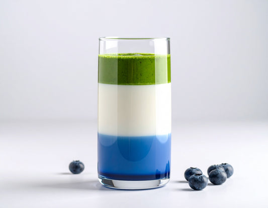 Iced Blueberry Matcha